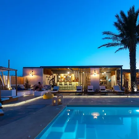 White And Grey Mykonos Town