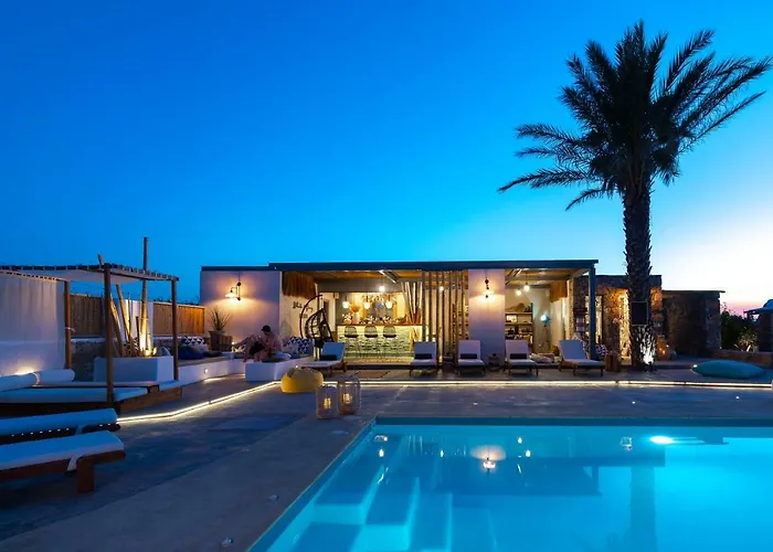 White And Grey Mykonos Town